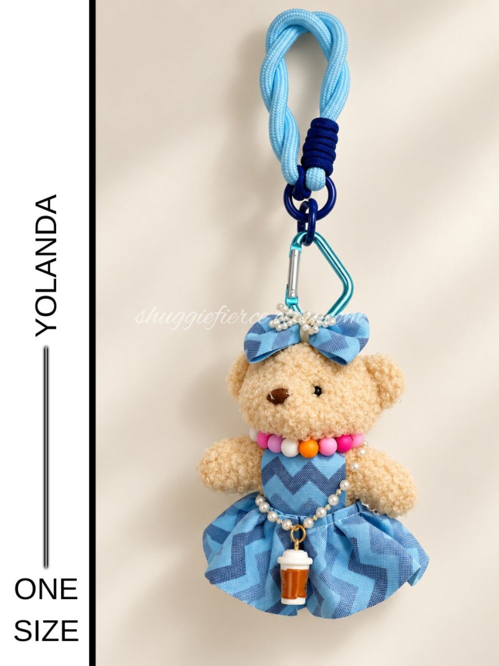 MSRP: ~$29 ✨Yolanda Jewelry Teddy Bear Purse Charm NWT | One Size ✨SAME DAY SHIP